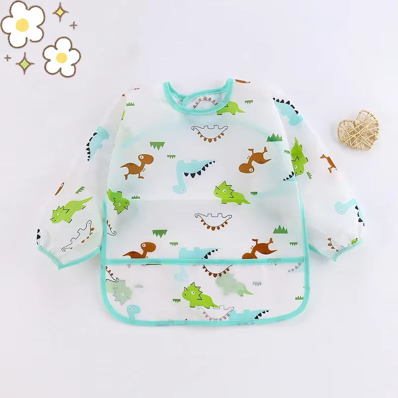 Babero de silicona infantil con dibujos – Impermeable y sin BPA - imagen 4