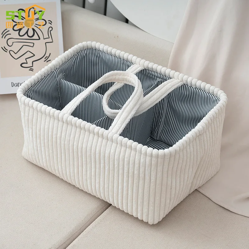 Bolsa organizadora de pañales para bebé, plegable y alta capacidad