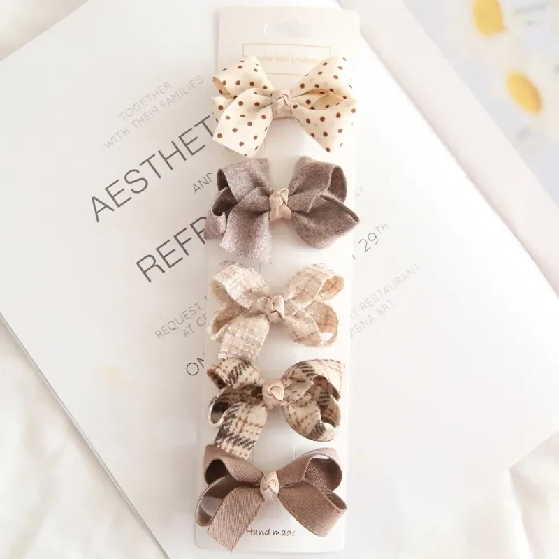 Lazos y pinzas para el cabello de niñas – Accesorios suaves infantiles - imagen 3