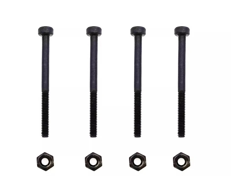Tornillos hexagonales Mini 4WD con tuercas rosca parcial