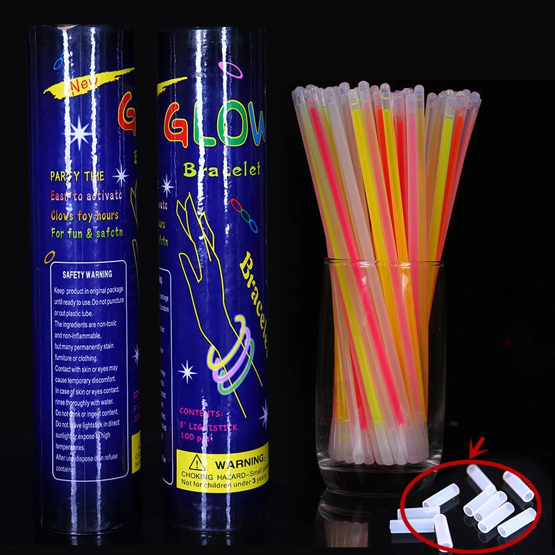 Barras luminosas para fiestas infantiles – 20 cm fluorescentes - imagen 2