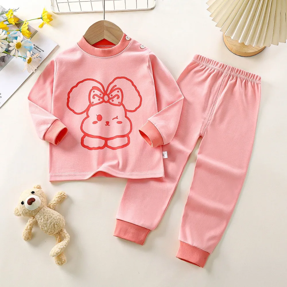 Conjunto de pijama niño de algodón ligero de manga larga - imagen 2