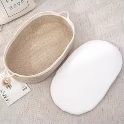 Cesta moisés de algodón natural para bebé recién nacido