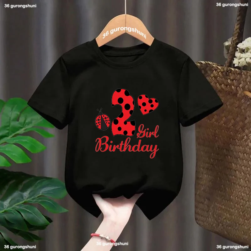 Camiseta manga corta con mariquita roja para niño - imagen 4