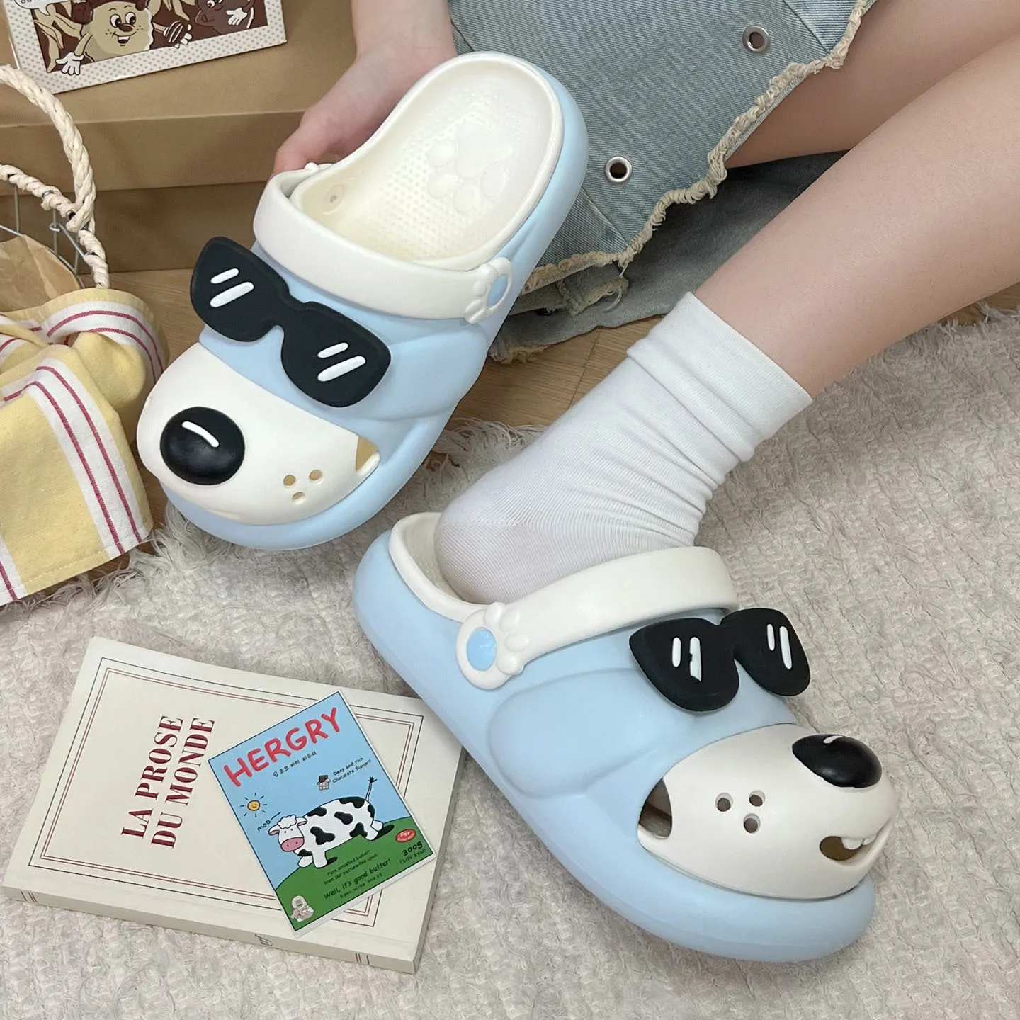 Pantuflas antideslizantes de verano con dibujos animados para niños - imagen 4