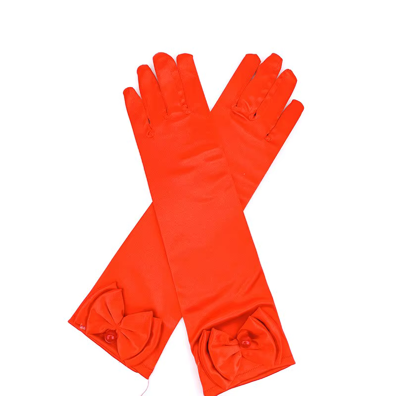 Guantes de Cenicienta con lazo de satén para disfraz de princesa - imagen 5