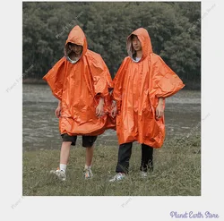 Impermeable con capucha verde oliva para lluvia
