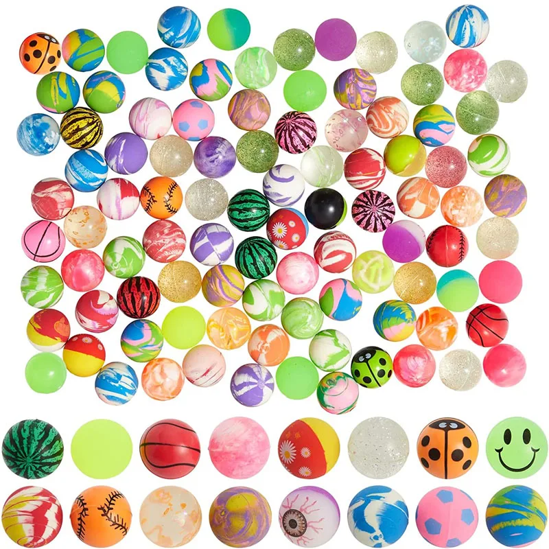 Pelotas de goma en colores surtidos para máquinas expendedoras