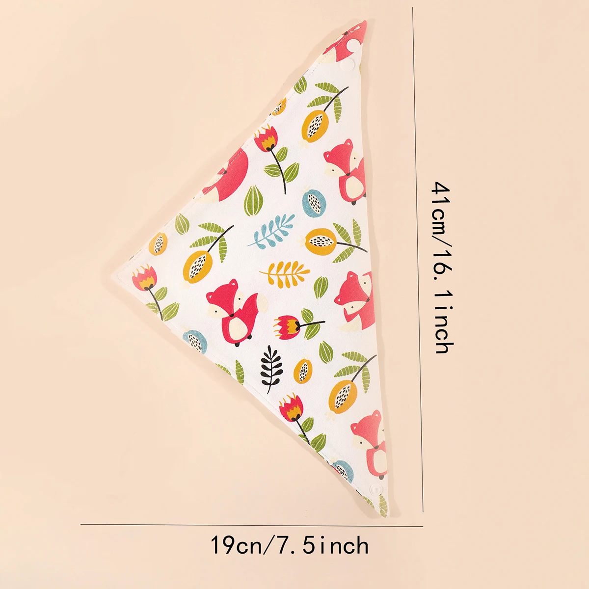 Baberos bandana impermeables de algodón para bebé, toalla saliva - imagen 2