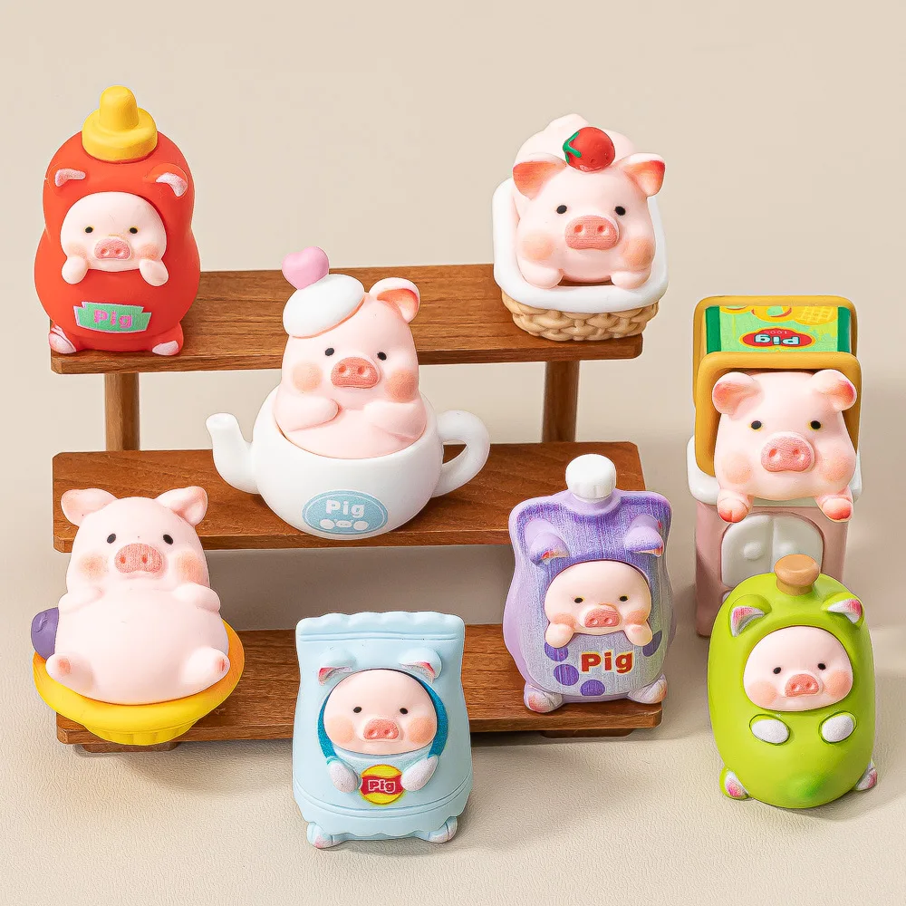 Figuras de cerditos coleccionables para jugar en granja