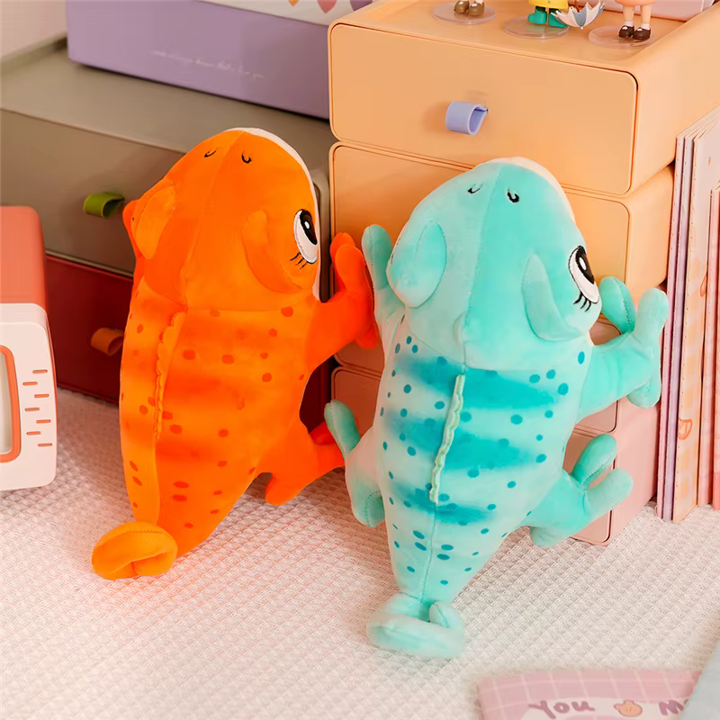 Peluche almohada de camaleón y lagarto para regalar en Navidad - imagen 4
