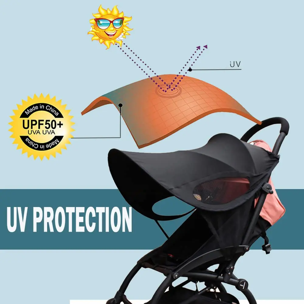 Visera solar para silla de paseo y cochecito