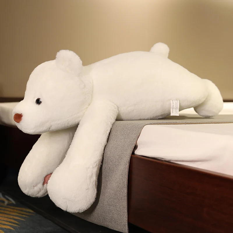 Peluche oso polar gigante suave – Almohada y cojín infantil - imagen 2