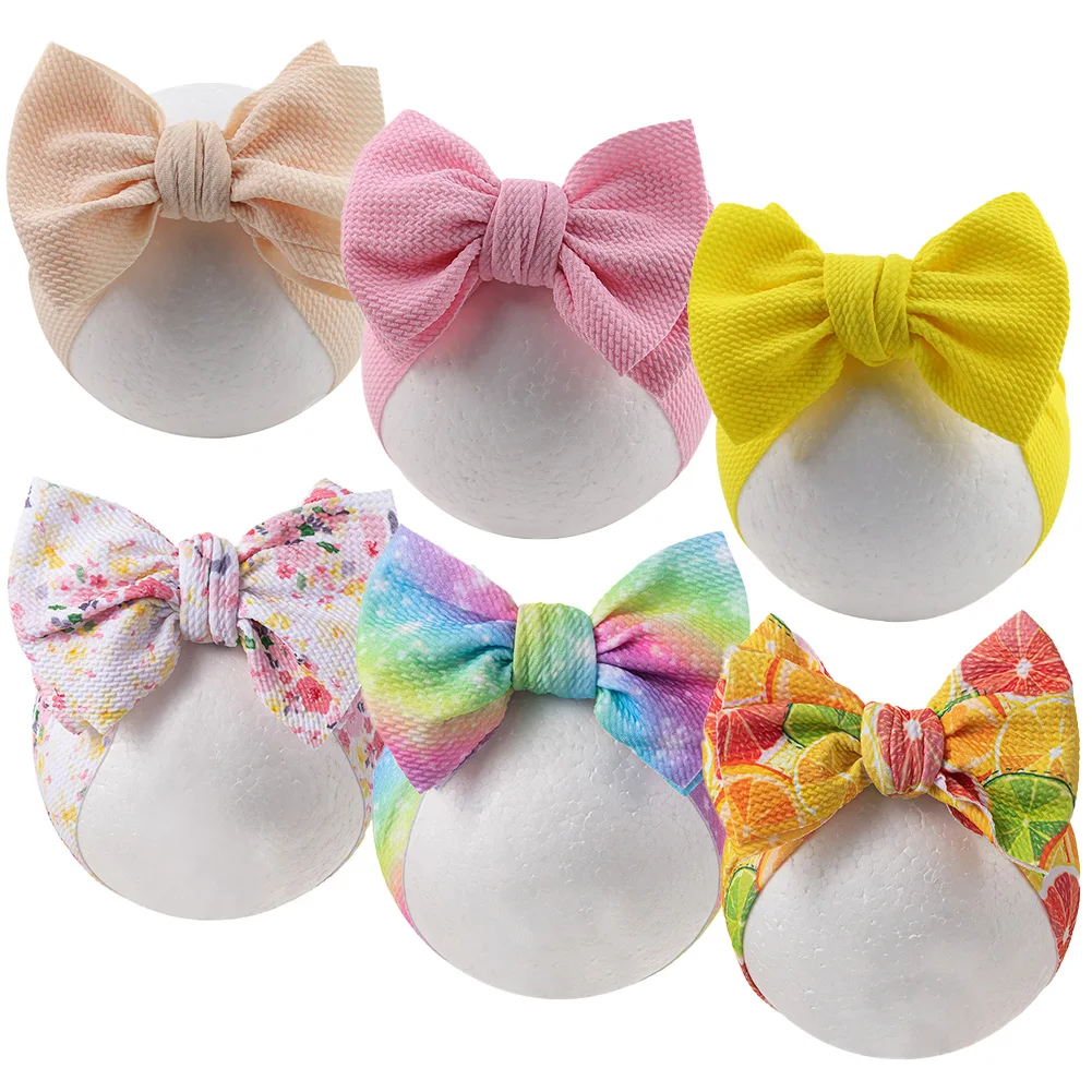 Diademas con flores para bebé niña – turbante suave infantil - imagen 5