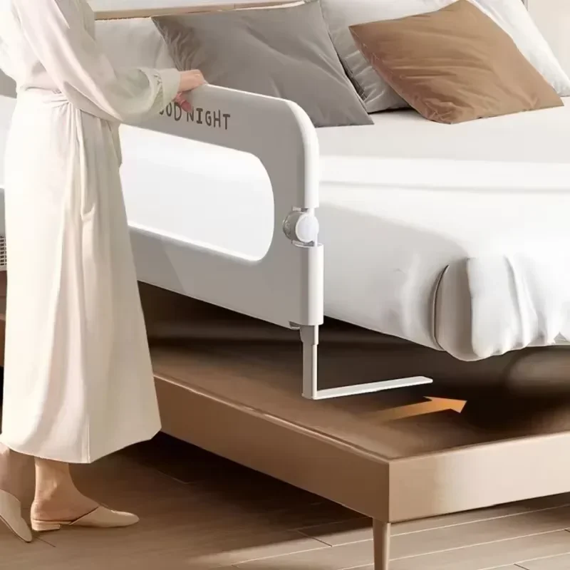 IMBABY Barandilla de cama plegable y ajustable para niños - imagen 5