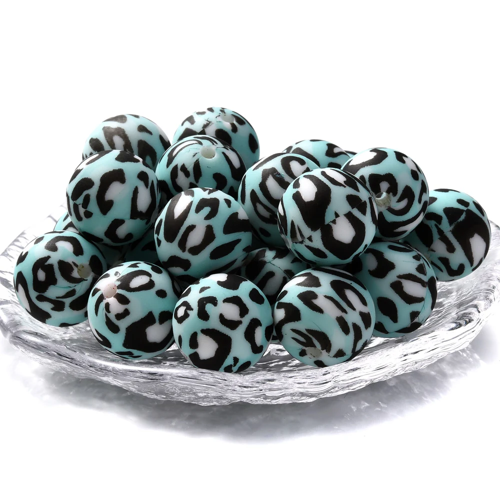 Cuentas de silicona para cadena de chupete de colores - imagen 5