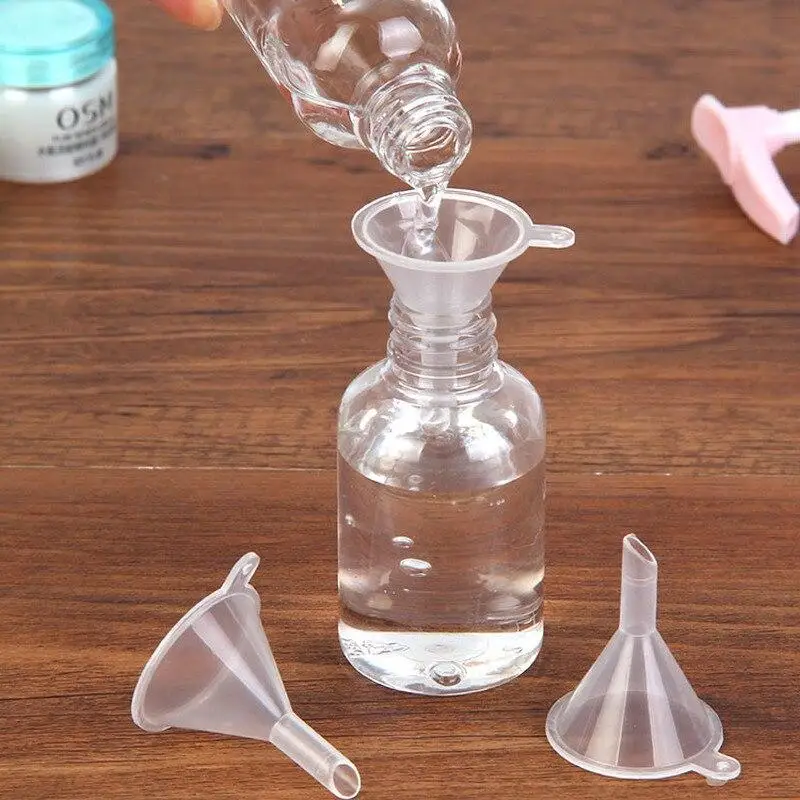 Mini embudos transparentes de plástico para difusores de perfume - imagen 2