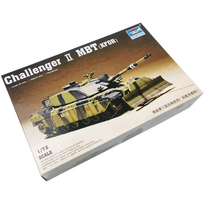 TRUMPETER Challenger II, tanque a escala para montar modelo de plástico - imagen 3