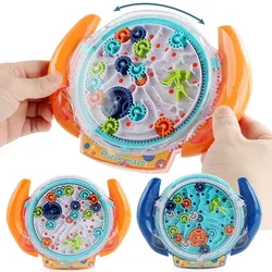 Rompecabezas 3D de engranajes y laberinto – Juguete educativo para niños