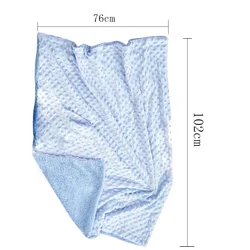 Manta de bebé de invierno térmica suave y envolvente para cuna