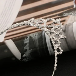 Tiara de cristal con lazos para niña - Diadema de fiesta