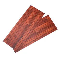 Tablones de madera para casa de muñecas resistentes hechos a mano