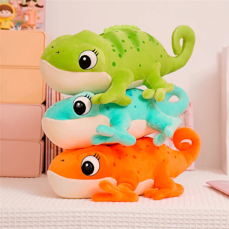 Peluche almohada de camaleón y lagarto para regalar en Navidad - imagen 5