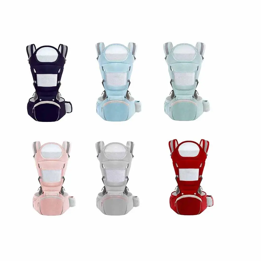 Mochila portabebés ergonómica frontal para recién nacido ajustable - imagen 5
