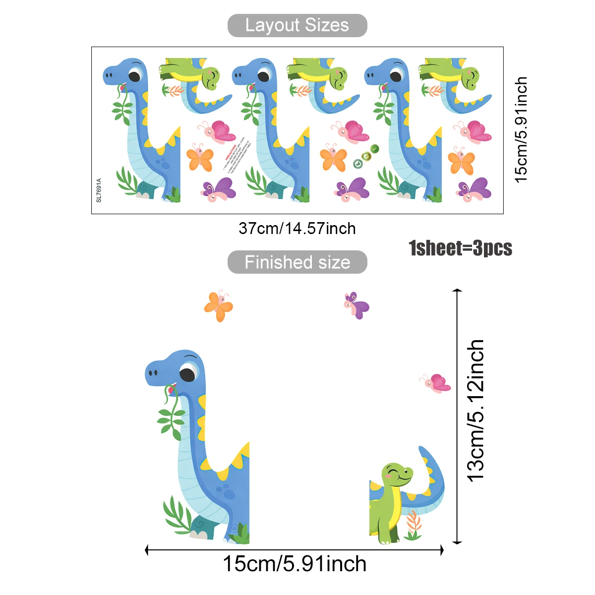 Diseño colorido apto para habitación infantil