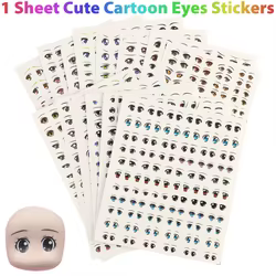 Pegatinas Ojos Animé para Muñecas – Diseños Decorativos DIY
