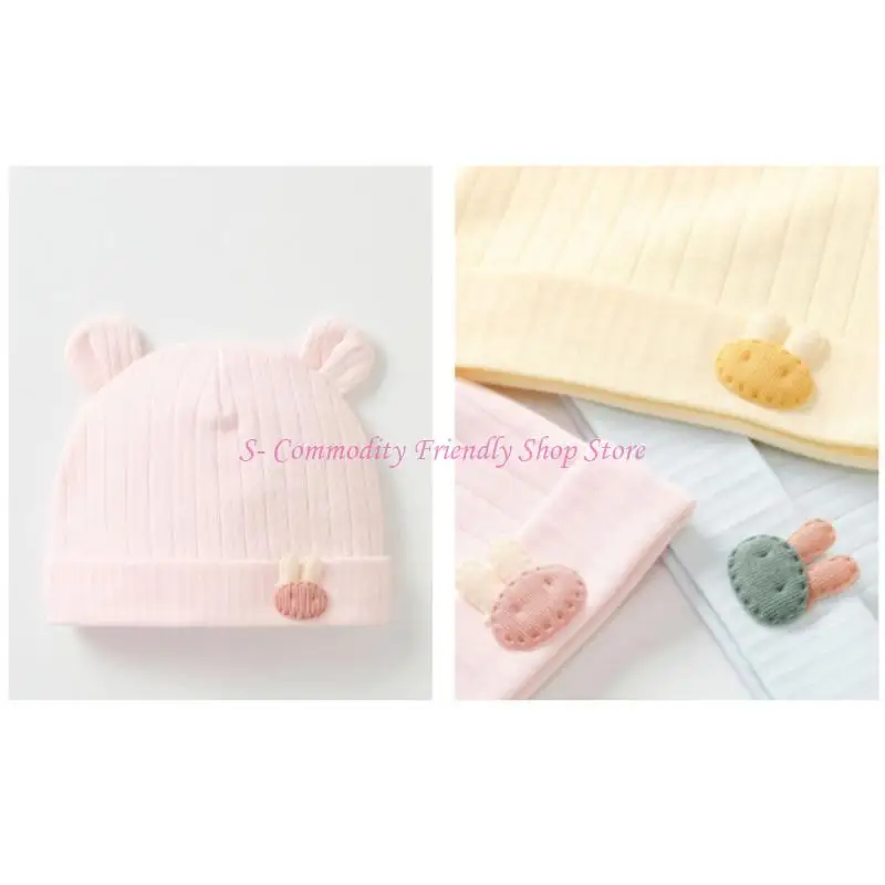 Gorro bebé recién nacido orejas de oso cálido y suave