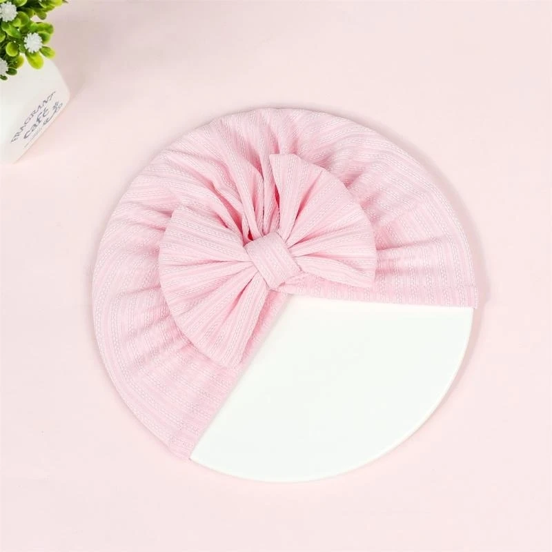 Gorro recién nacido transpirable con lazo suave para piel bebé - imagen 3