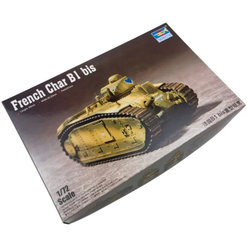 TRUMPETER Tanque francés Char B1 bis de plástico para montar - imagen 5