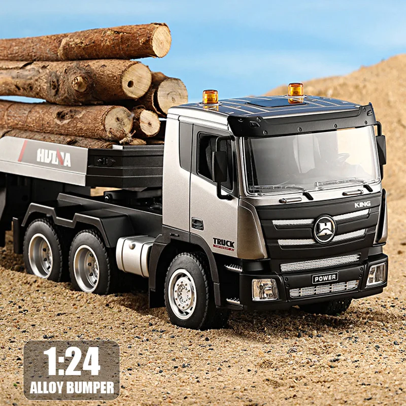 Camión RC 1:24 Huina Flat Truck 9 canales 2,4G para niños - imagen 3