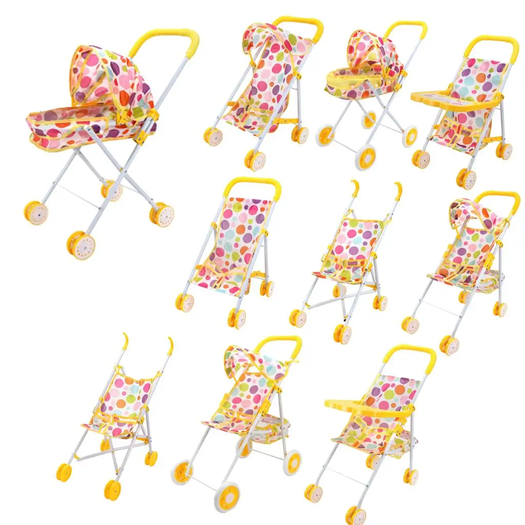 Cochecito plegable para bebé – Decoración guardería niños - imagen 4