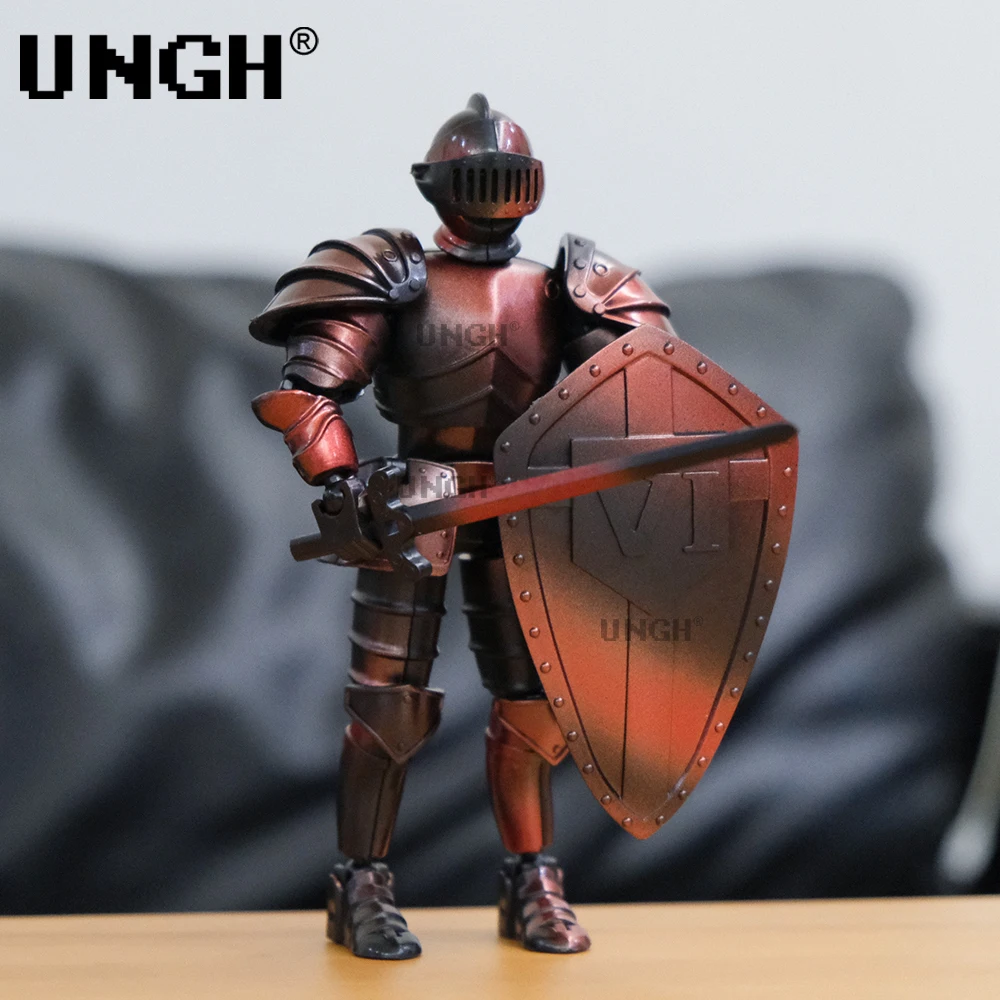 UNGH Caballero medieval articulado 3D, figura de juego infantil - imagen 5
