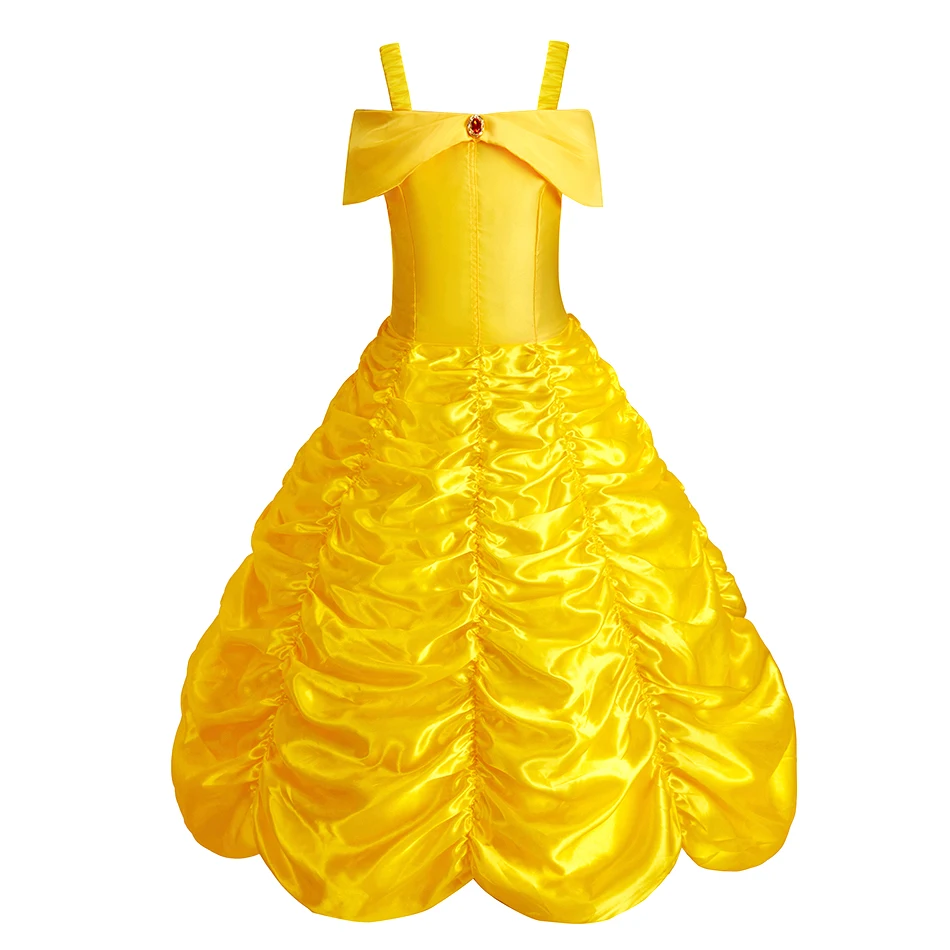 Vestido Rapunzel lila para niña – Diseño elegante con capas - imagen 2