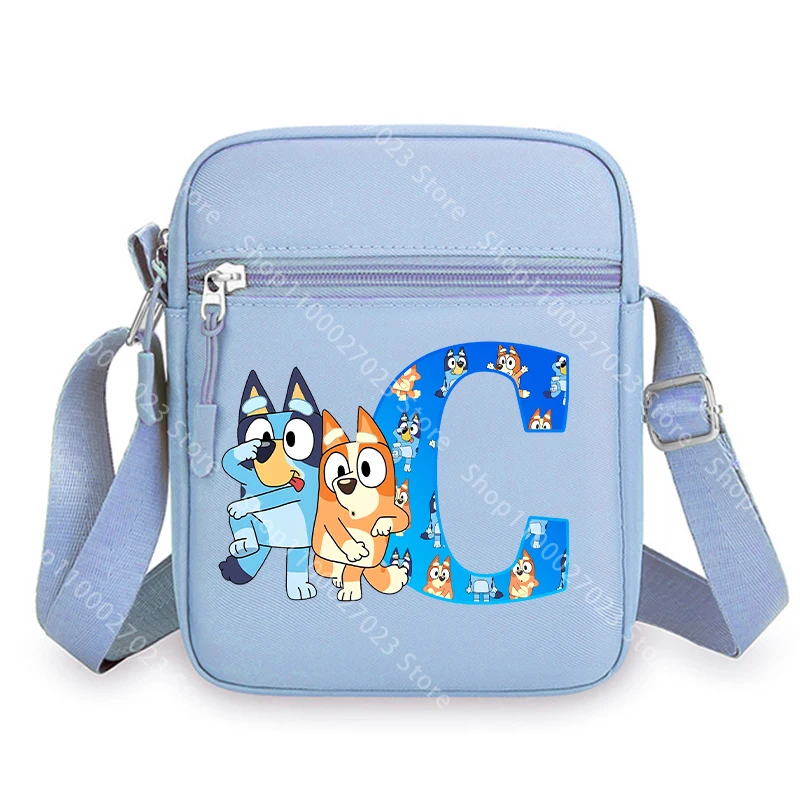 Bolsa de hombro Bluey para viaje con letras y diseño infantil - imagen 3