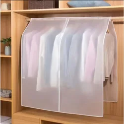 Funda antipolvo semi transparente para ropa colgada del armario