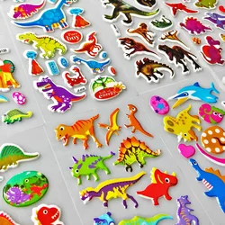 Pegatinas 3D de burbujas reutilizables con estilo infantil