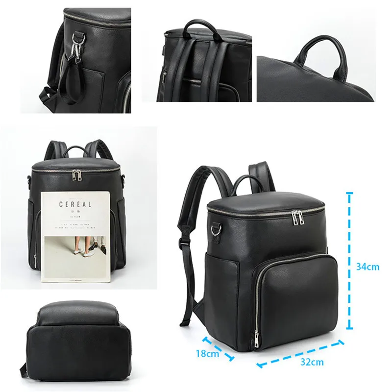 Mochila cambiador de bebé impermeable para pañales y viaje - imagen 5