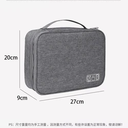 Bolsa organizadora para accesorios del bebé, cables y auriculares