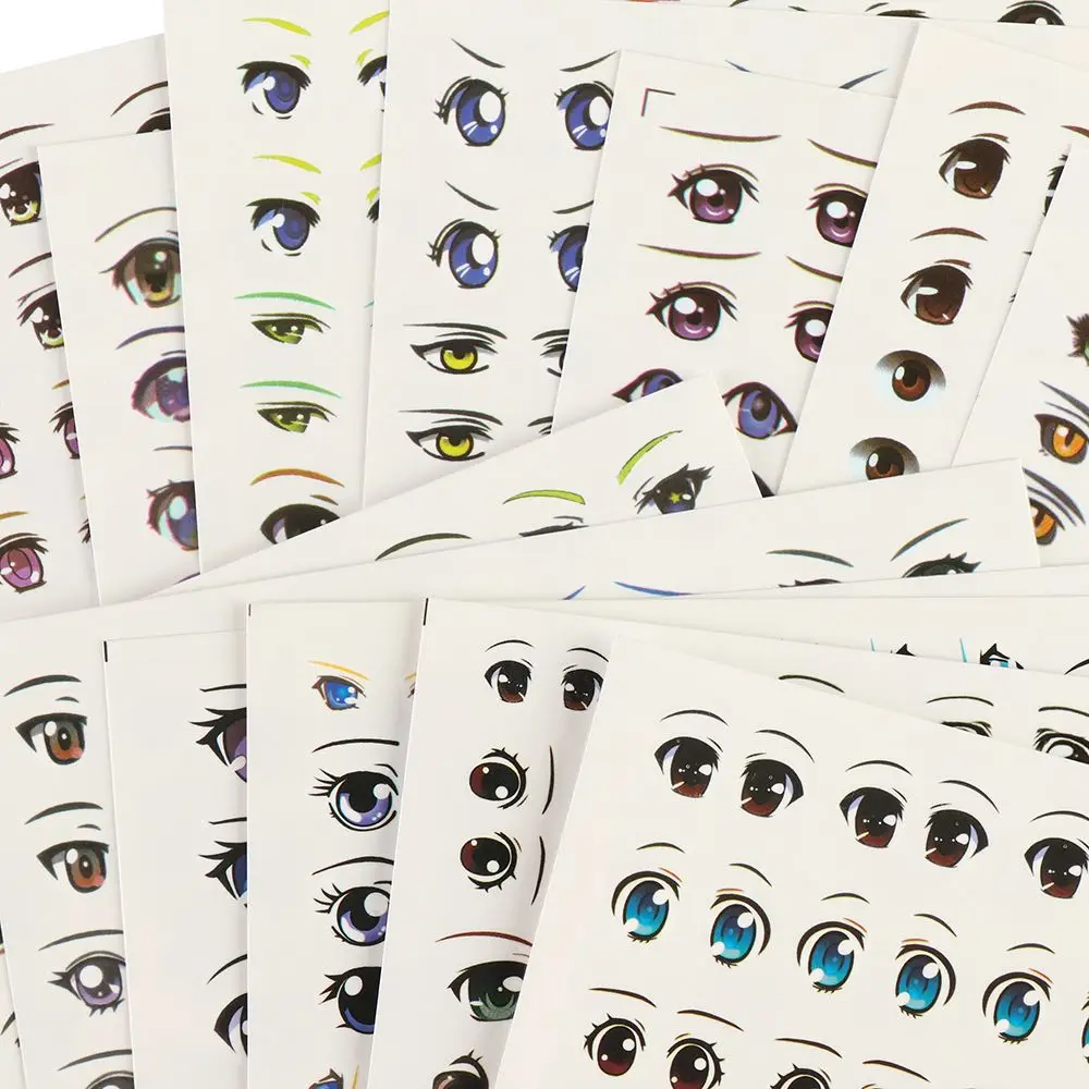 Pegatinas Ojos Animé para Muñecas – Diseños Decorativos DIY - imagen 4