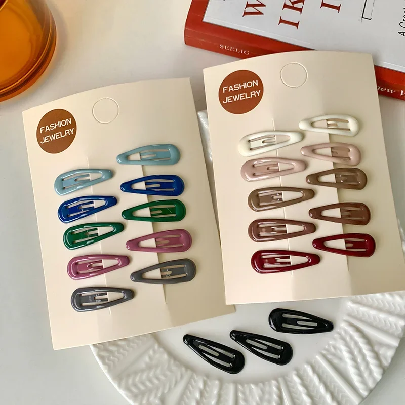 Set de 10 pinzas para el pelo niña