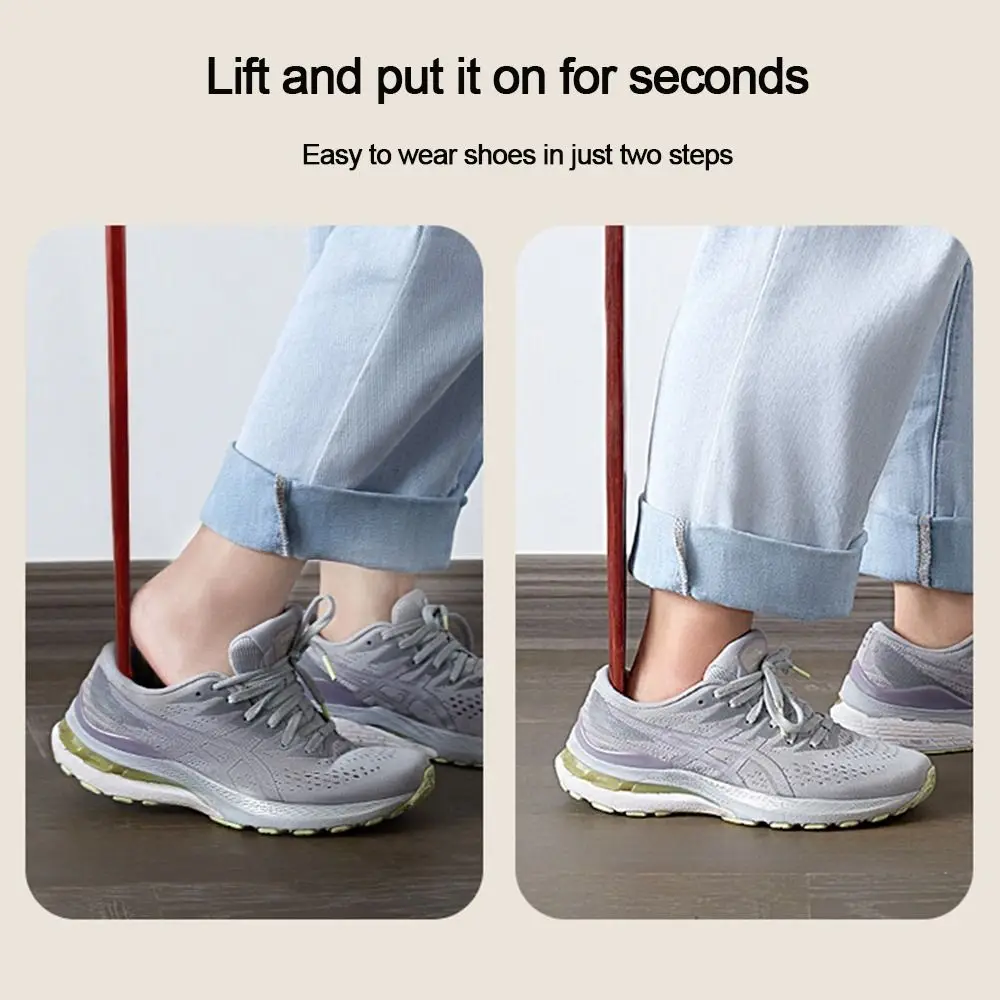 Alza zapatos de madera con mango largo – fácil de usar para mayores - imagen 4