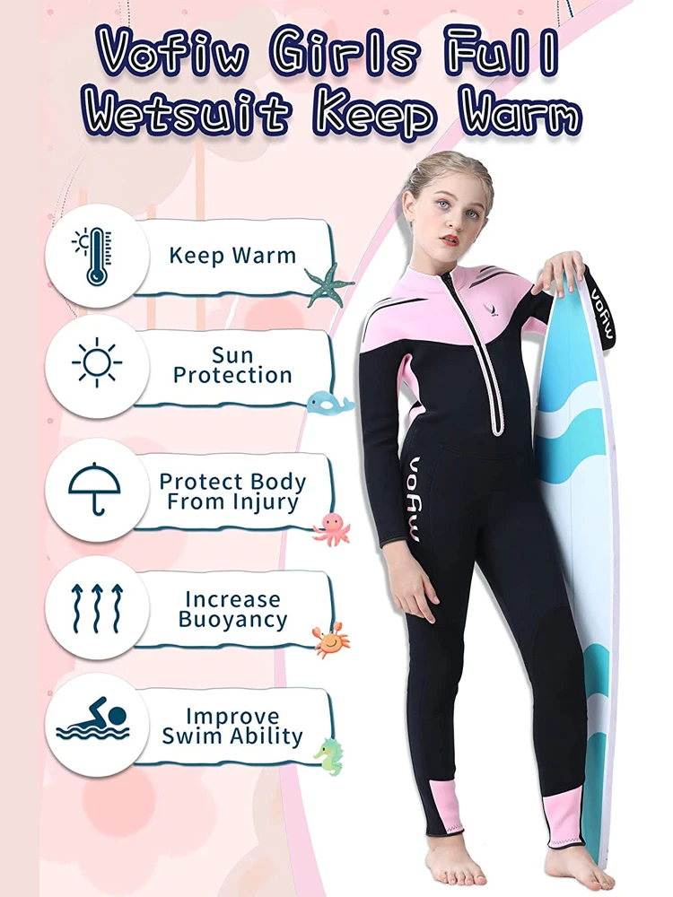 Traje de neopreno térmico con manga larga para surf - imagen 2