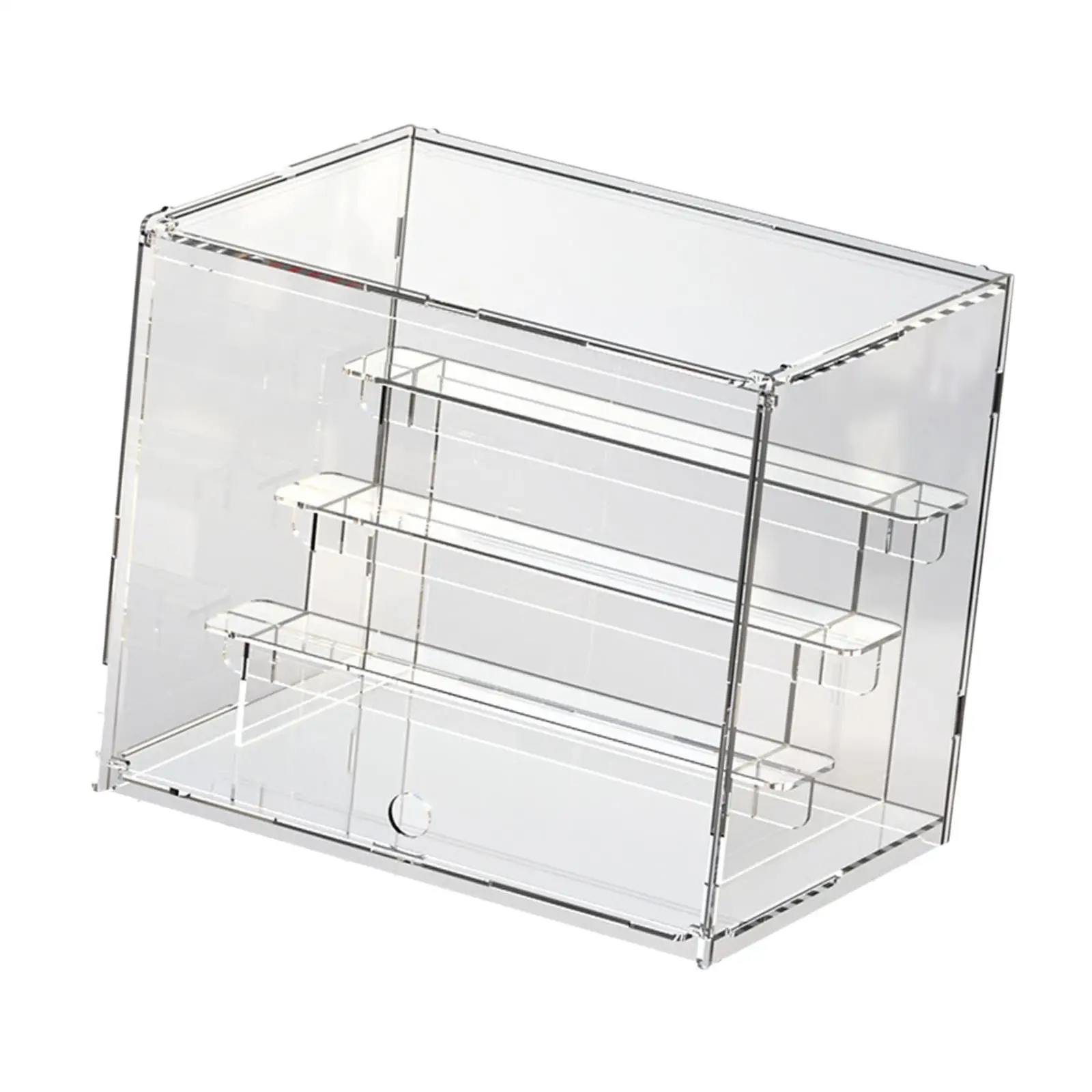 Caja expositor de coche transparente apilable con estantes - imagen 2