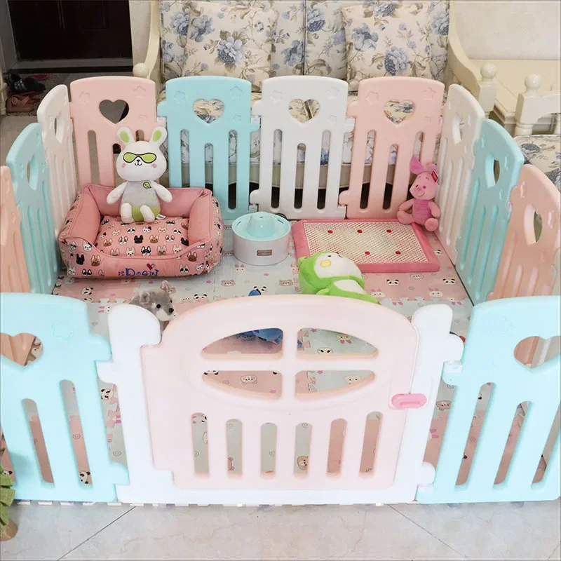 Valla divisor para perros pequeños y medianos - Interior acolchada