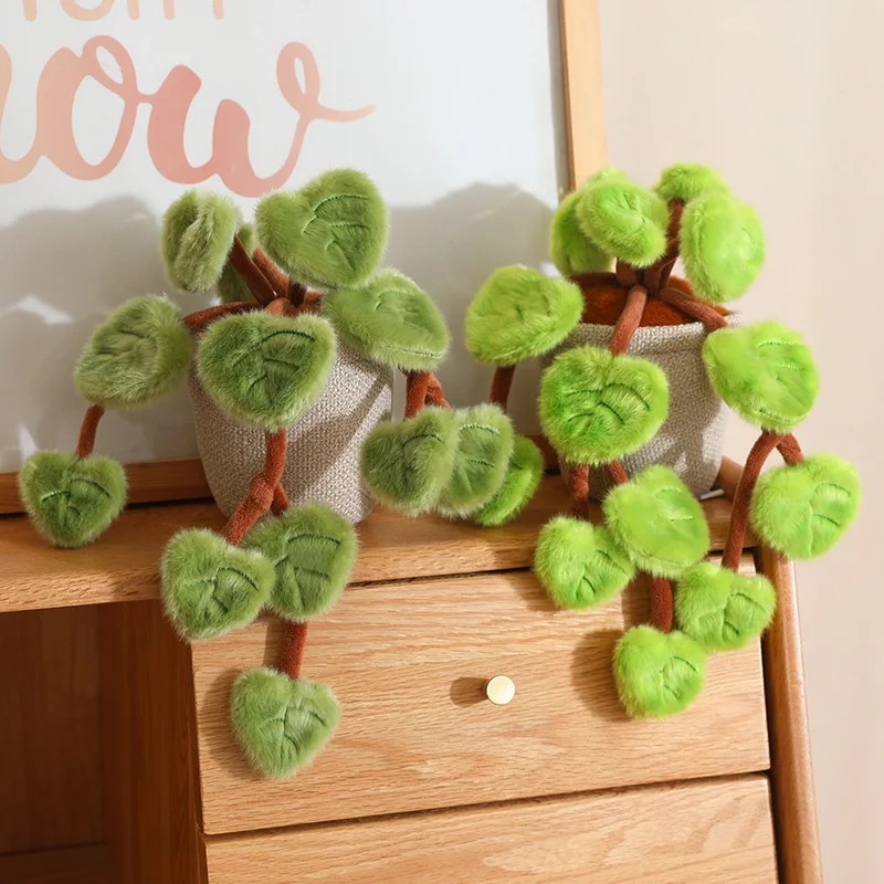 Planta de peluche Pothos en maceta para decoración y regalo - imagen 4