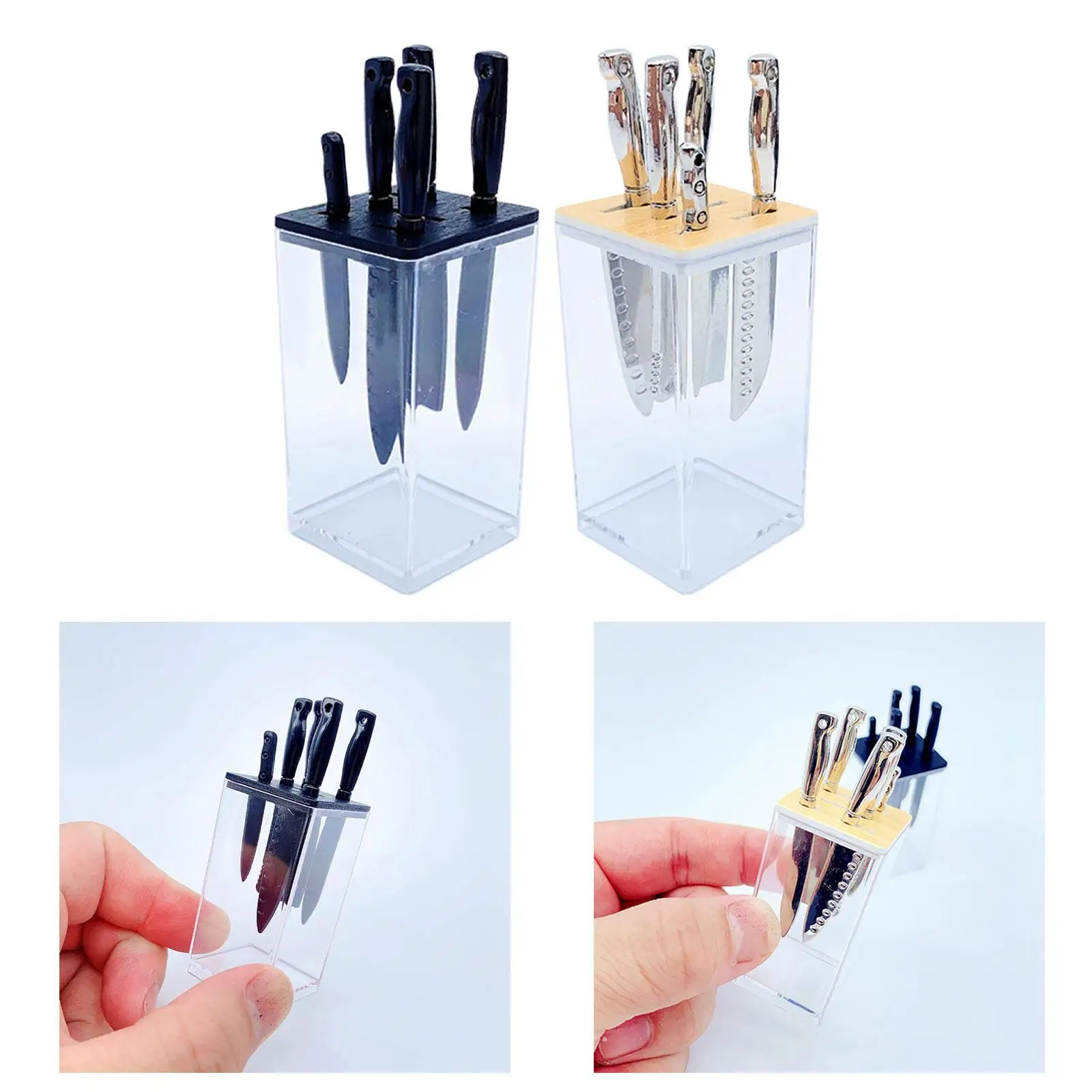 Soporte de utensilios de cocina para muñecas con cubiertos - imagen 5